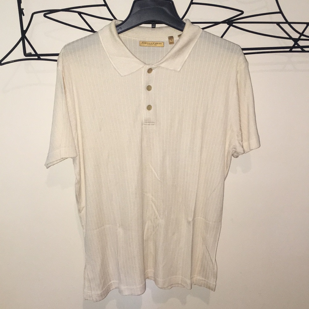 Men’s Donna Karen collared shirt!